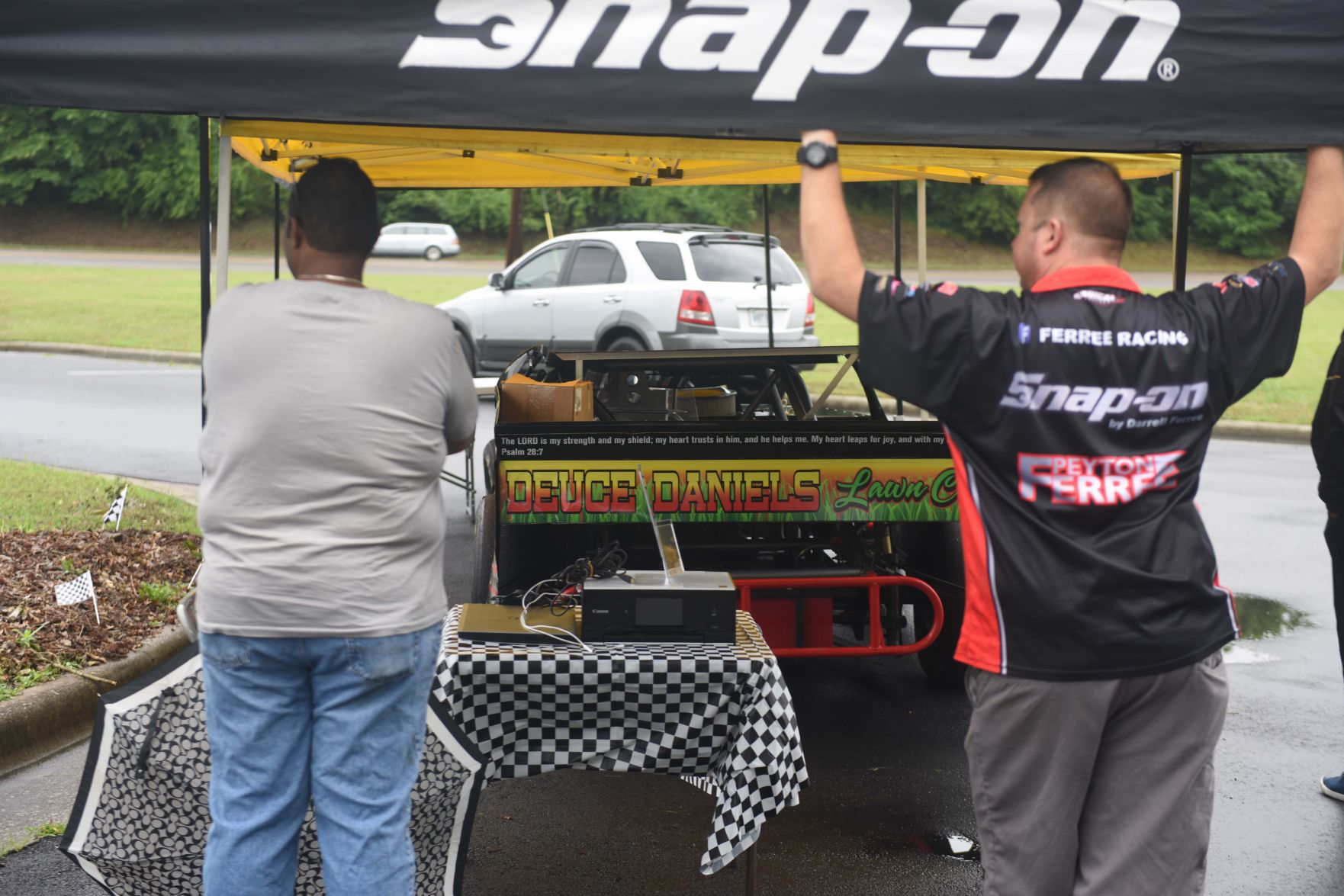 NASCAR driver Peyton Ferree visits Danville